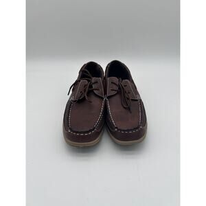 Tan’s Boat Shoes By Tansmith Leather Shoes, Brown Simulated-Leather